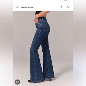 Abercrombie & Fitch Dark Blue Flare Jeans
